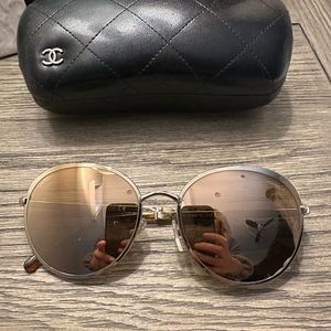 Chanel 18k Gold Sunglasses